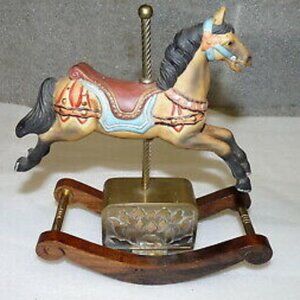 Willitts Vintage Musical Carousel Rocking Horse